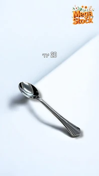 כפית פלסטיק דמוי נירוסטה