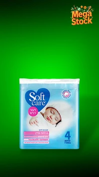  
סופטקר רביעיית מגבונים לחים בניחוח עדין
 