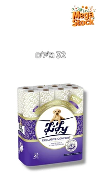 נייר טואלט Lily כולל 32 יח' EXCLUSIVE COMFORT